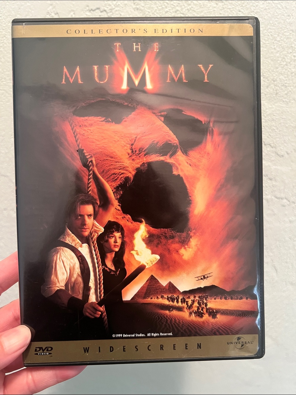 Universal Black and Orange The Mummy Art Poster Style Cover